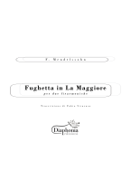 F. MENDELSSOHN - FUGHETTA IN LA MAGGIORE for two free-bass accordion [DIGITAL]